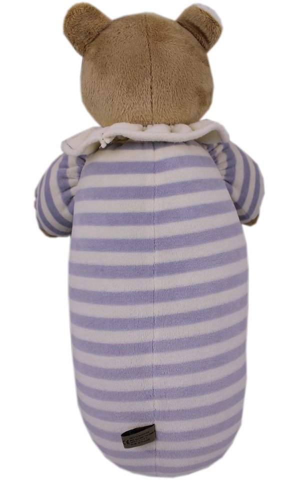 Schlafkissenbär von TEDDY HOUSE kuschelig Schlaftier baby Seitenschläferkissen in blau 50 cm K-309