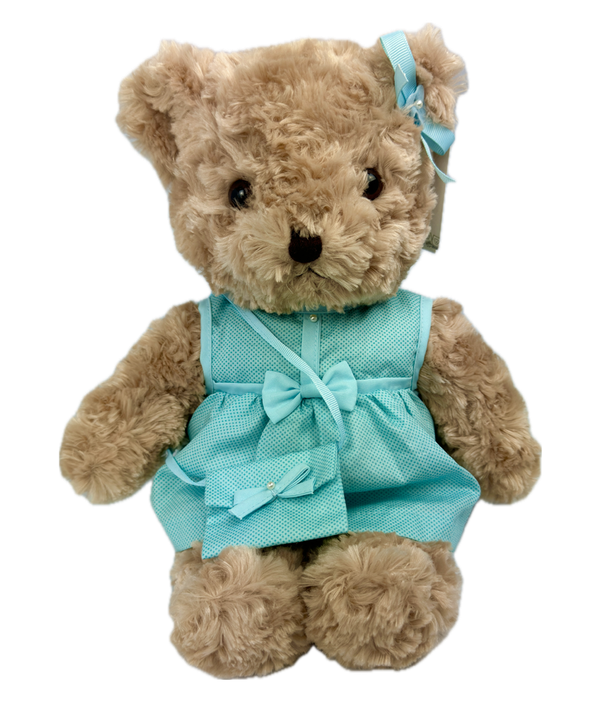 Teddybär anschmiegsam von TEDDYHOUSE Toby Bär mit Dress